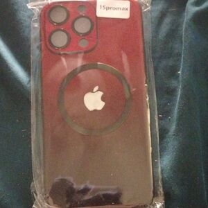 Apple iPhone 15 Pro Max Case - Deep Red